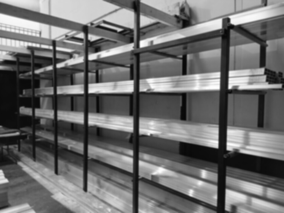 Aluminium ladders photographed for Summit Ladders.